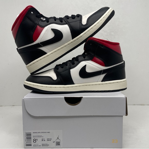 Nike Air Jordan 1 Retro Mid WMNS “Red Panda” 2023 - Picture 3 of 4